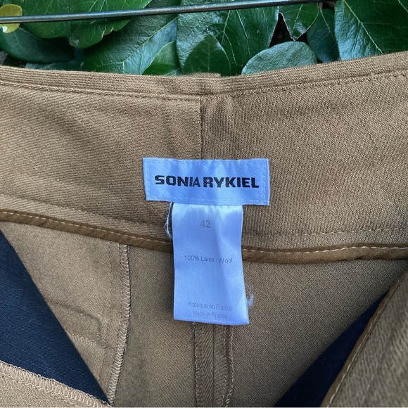 Sonia Rykiel Wool Wide Leg Trousers - Picture 3 of 5